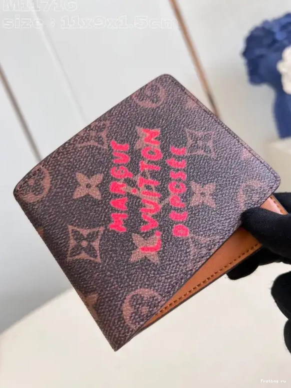 First bag ru WALLET-11.5*9*1.5cm VUITTON LOUIS MULTIPLE 0405